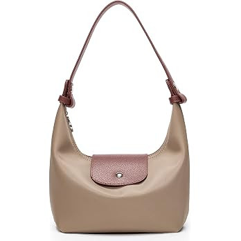 Mini Nylon Handbag for Women Crossbody, Small Shoulder Bag with 2 Straps, Convertible Dumpling Pu... | Amazon (US)