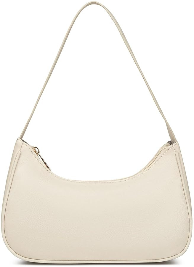 Afashor Shoulder Bags for Women Vegan Leather Hobo Sling Tote Handbag Retro Clutch Purse with Zip... | Amazon (US)