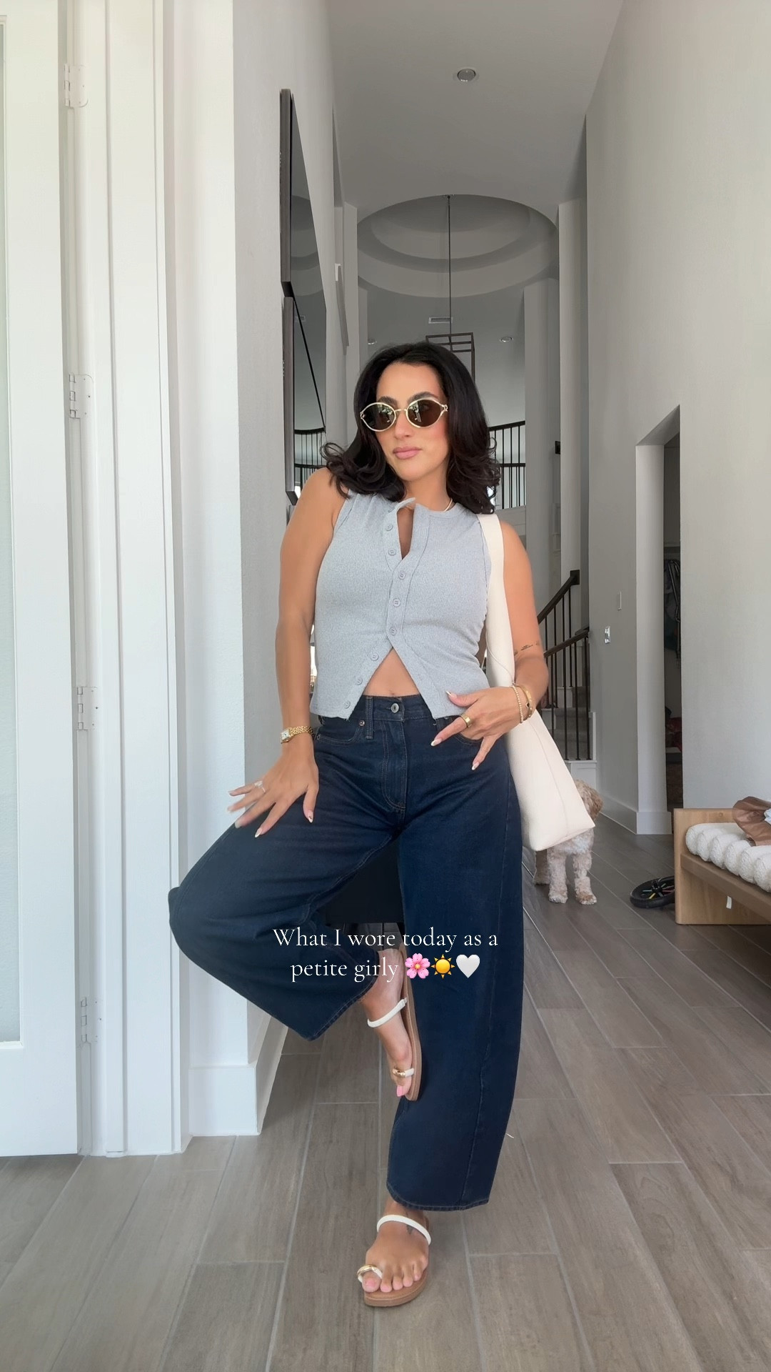 What I wore. Top small, jeans 26 short #petitestyle #abercrombiestyle

Amazon fashion, spring outfit, summer fashion 

#LTKStyleTip #LTKSaleAlert #LTKFindsUnder50