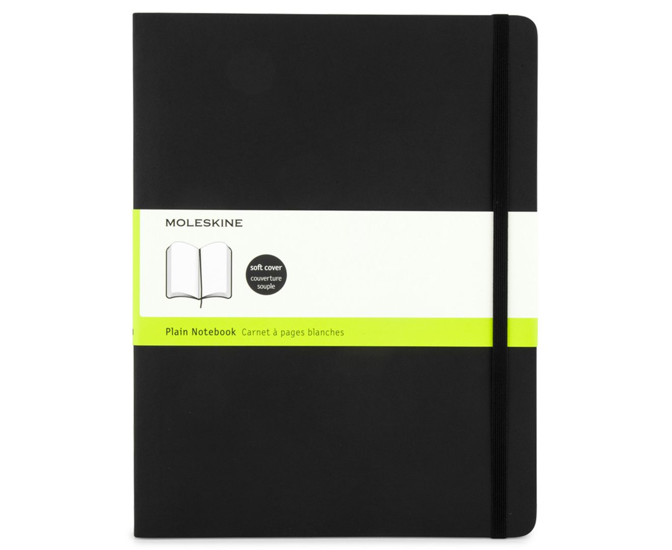 Moleskine Extra Large Plain Soft Cover Notebook  - Black | Catch.com.au