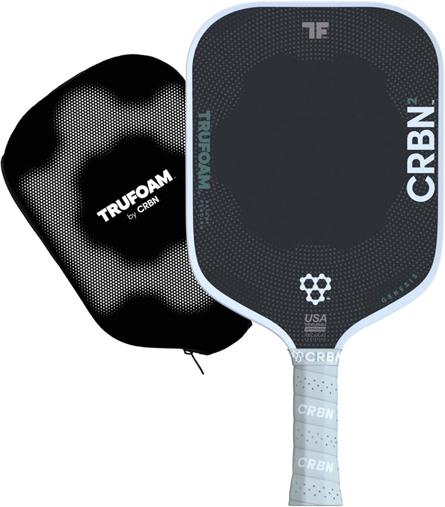 CRBN Pickleball - TruFoam Genesis - Carbon Fiber Pickleball Paddle - First-Ever 100% Foam Core Pe... | Amazon (US)