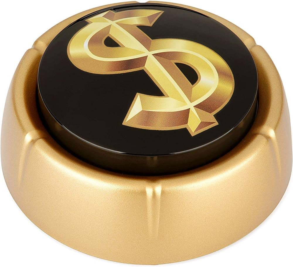 Cash Register Sound Button | Makes Extra Loud Cha-Ching Money Noise | Shiny Gold Color Bling Base... | Amazon (US)
