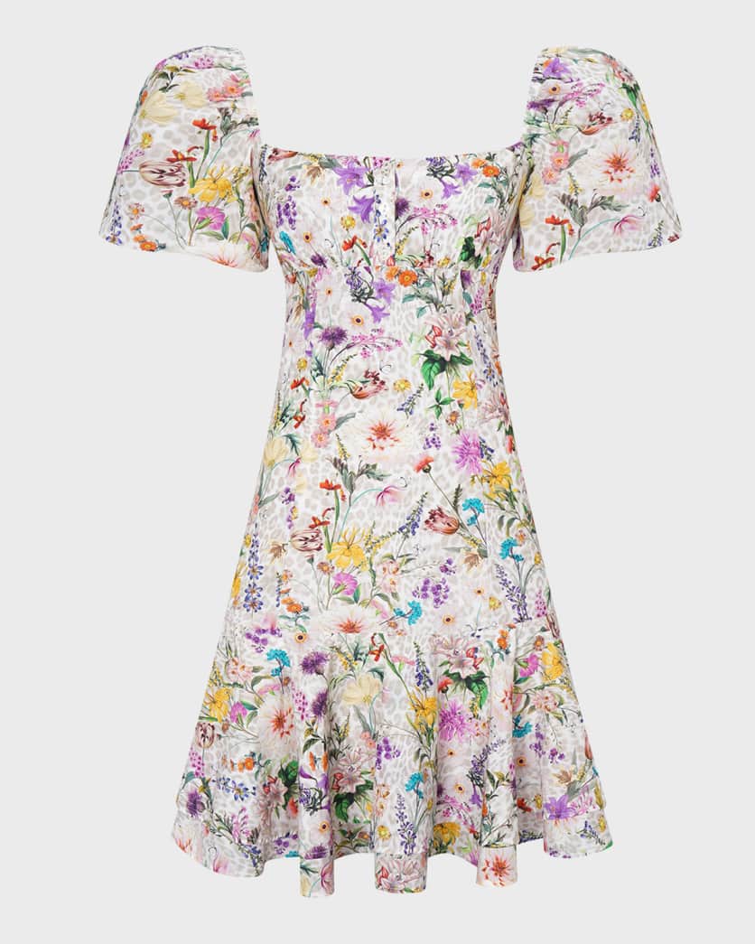 Jardine Scarlet Mini Dress | Neiman Marcus