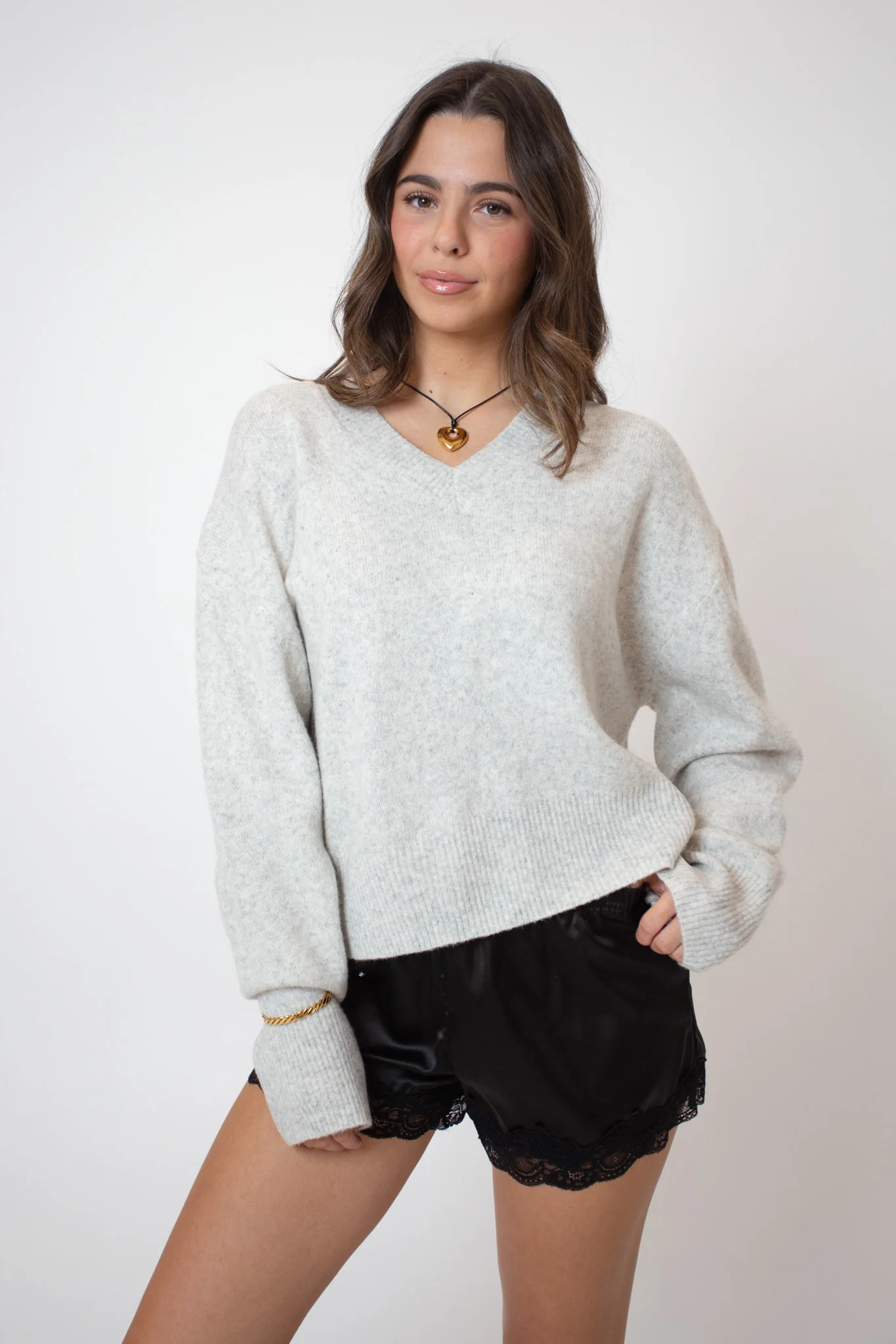 Good Intentions Sweater | Grey Bandit