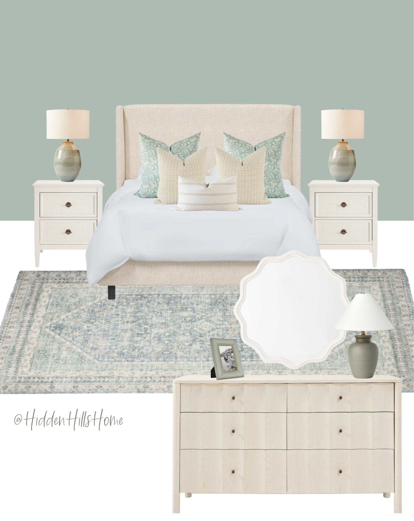 Bedroom decor, bedroom ideas, home decor, girls bedroom decor, seafoam decor, Sherwin Williams quietude wall color #bedroom

#LTKhome #LTKstyletip #LTKsalealert