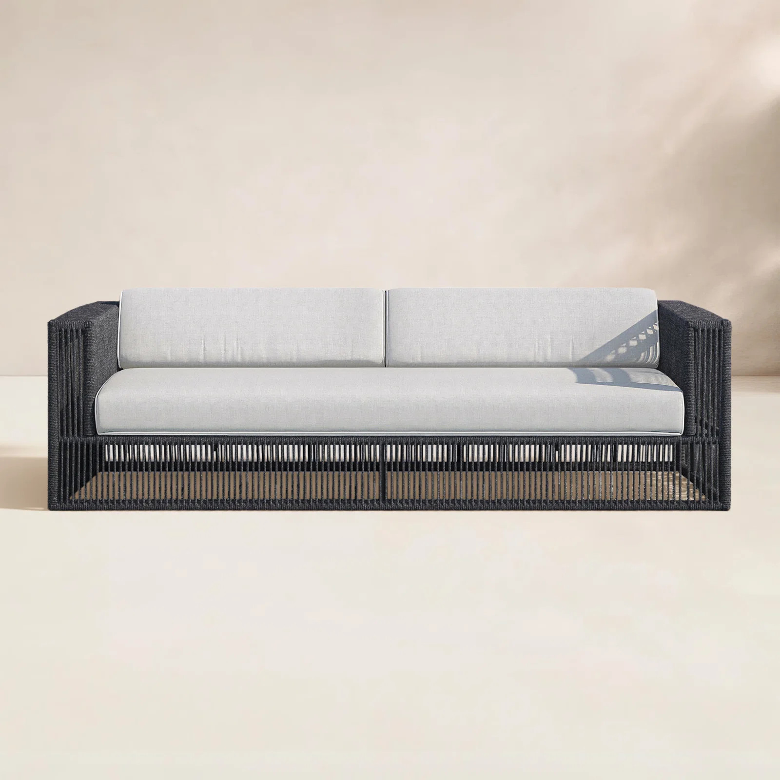 91.50'' Wide Straight Patio Sofa with Sunbrella® Cushions | Wayfair North America