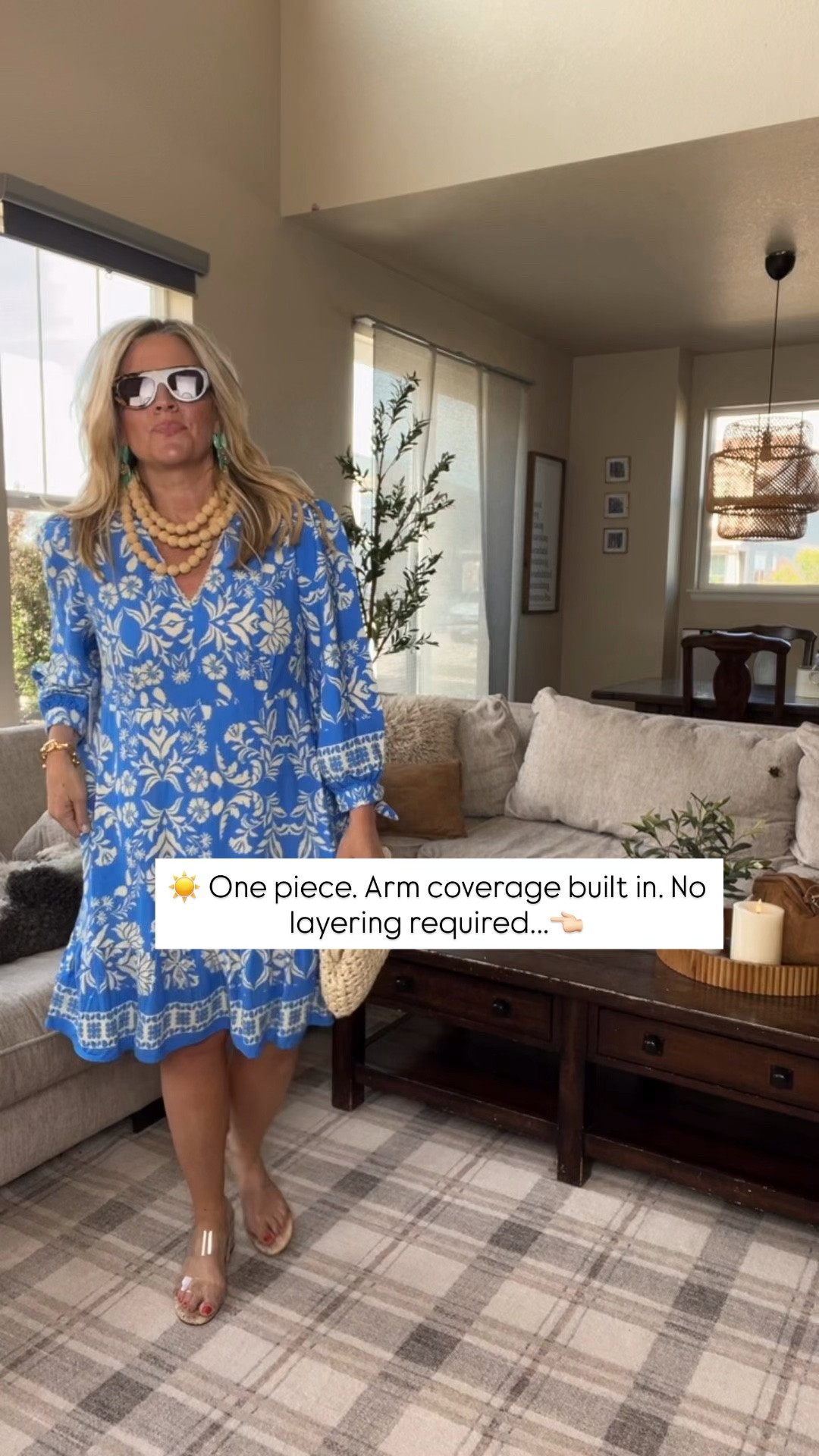✨Tap the bell, save and ❤️ for over 40 fashion, midlife style, midsize fashion and luxury looks for less. 


I asked thousands of women one question.

And the answer was almost the same every time.

“I used to love summer. Now I dread getting dressed.”

Not because we’re older.

Not because we’ve forgotten how to dress.

Because it’s hot, and suddenly every outfit feels too revealing or too warm.

I miss throwing on a top and not thinking about my arms.

If you’ve ever stood in front of your closet wondering what will keep you cool without making you feel exposed, this carousel is for you. 🤍

These are the pieces I reach for when I want arm coverage without overheating.

✨ Lightweight
✨ Breathable
✨ Easy to wear
✨ Confidence-boosting

Because you shouldn’t have to choose between staying cool and feeling comfortable in your own skin.

👑 Outfit Physics™
Lift the Eye.
Skim the Body.
Balance Proportions.

Comment COOL and I’ll send you all the details.

📌 Save this for the next time it’s hot and nothing in your closet feels right.

👑 Helping you look good, feel good.-Lindsey Denver   

Check back daily for belly-friendly style, confidence, and Outfit Physics™.

#LTKOver40 #LTKPlusSize #LTKMidsize

Comment SHOP below to receive a DM with the link to this post on my LTK ⬇ https://liketk.it/6fO5M