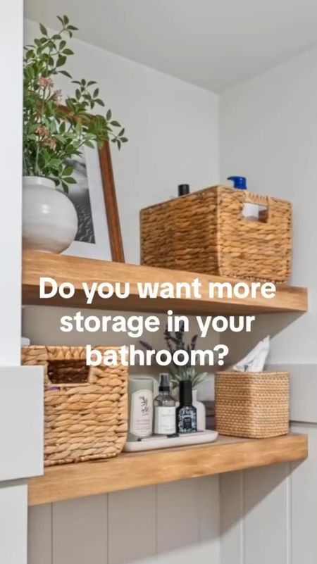 Home. Bathroom. Open shelving. Home decor. Storage ideas. Great Mother’s Day gift ideas.

#LTKhome #LTKfindsunder50 #LTKfamily