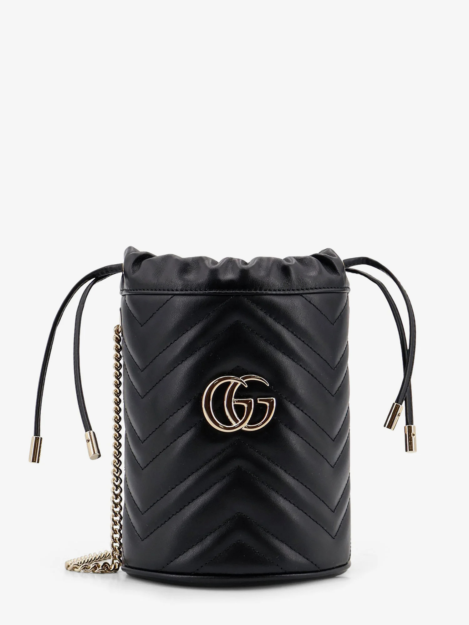 GG Marmont matelassé leather bucket bag - GUCCI - gender_Woman | Nugnes 1920