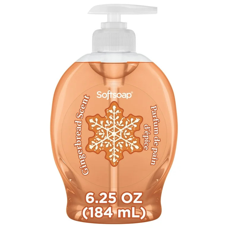 Softsoap Limited Edition Liquid Hand Soap, Gingerbread Scent, 6.25 fl oz Pump Bottle - Walmart.co... | Walmart (US)