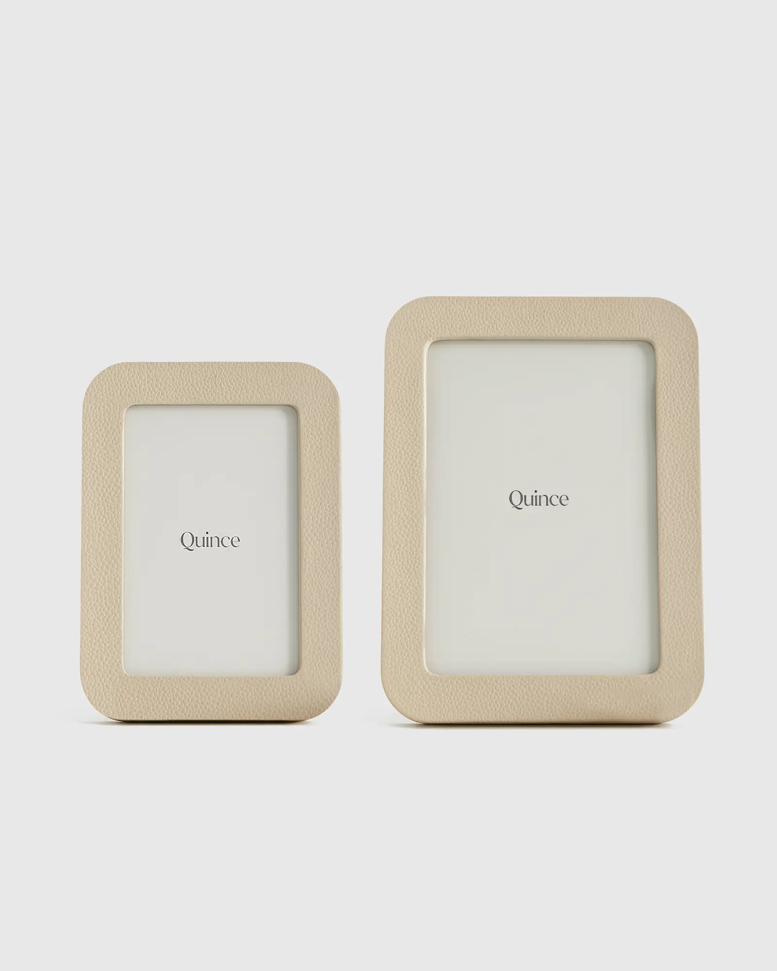 Shagreen Leather Picture Frames - (Set of 2) | Quince