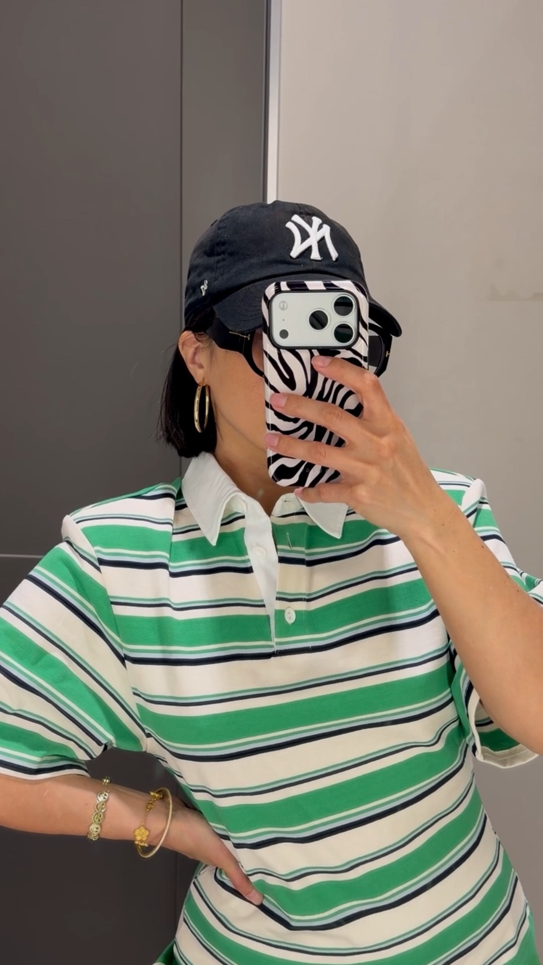 Fun polo with shoulder pads from target! Wearing size small. 

#LTKSeasonal #LTKootd #LTKPetite