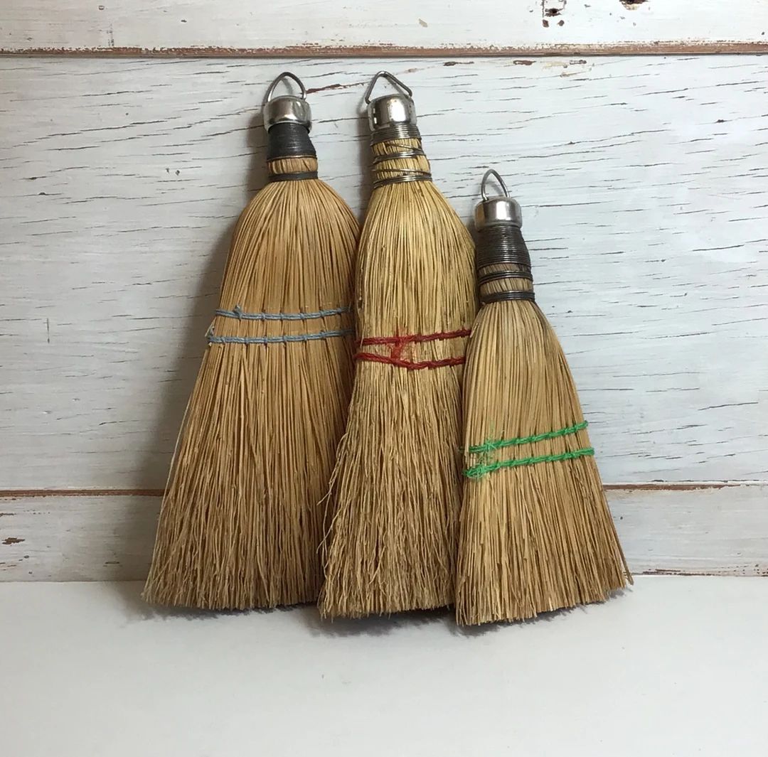 Three Vintage Whisk Brooms | Etsy (US)