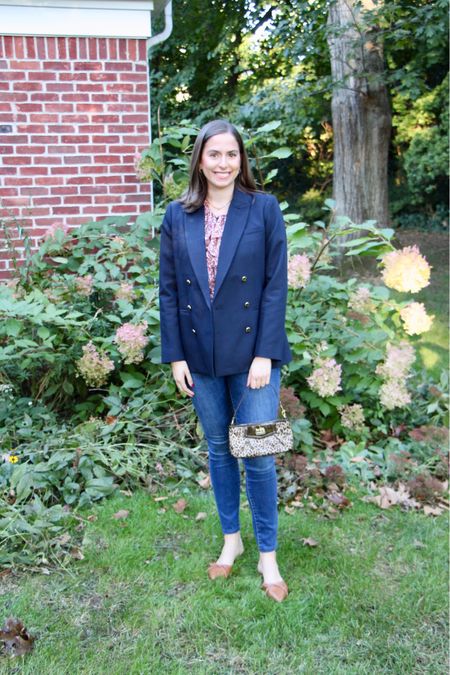 My favorite pair of jeans from @madewell are on SALE for 20% off on the @ltk app! I wear a 26 Tall!

Skinny jeans, oversized blazer, navy blazer, jeans, mules, brown mules, printed shirt, fall fashion, casual fall outfit, madewell jeans, madewell sale, casual Friday, skinny jeans, tuckernuck

#LTKSeasonal #LTKxMadewell #LTKsalealert