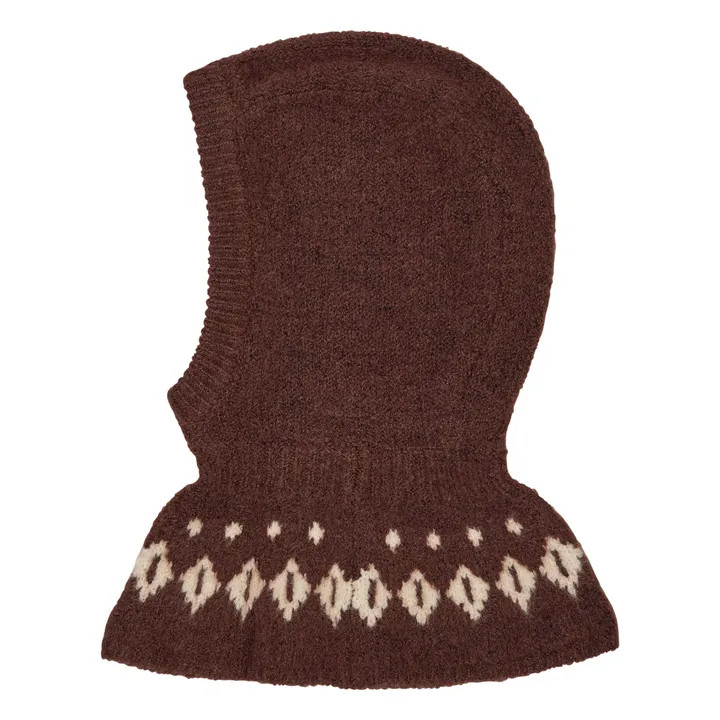 Wool balaclava | Brown | Smallable