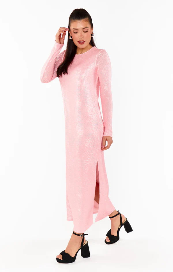 Maddison Dress ~ PinkPinkPink Sequins | Show Me Your Mumu