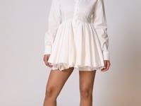 THE IT GIRL POPLIN MINI DRESS | AKIRA