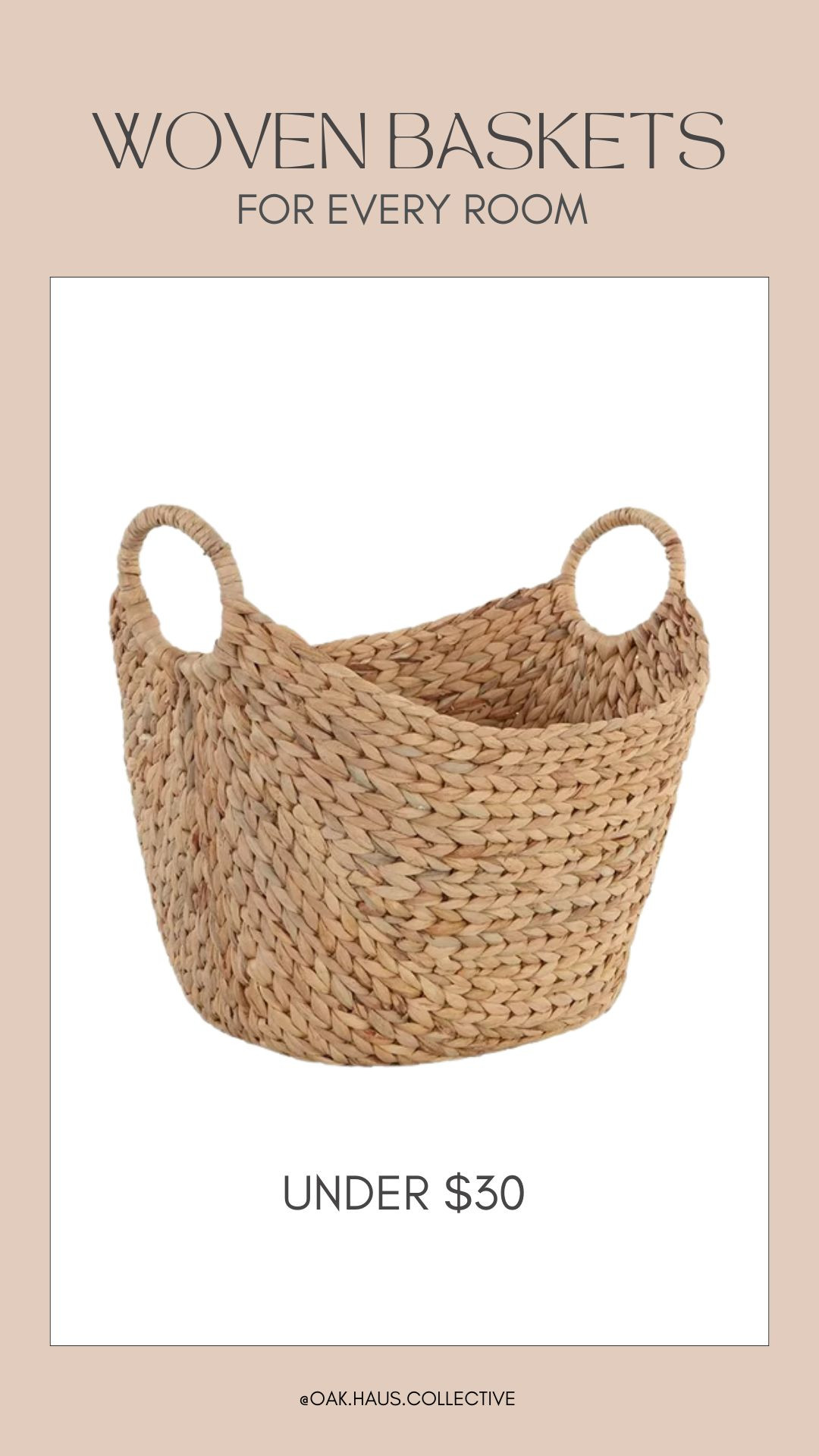 Woven Baskets for Every Room #baskets #organization #storage #homedecor 

 #LTKSeasonal #LTKHome #LTKFindsUnder50