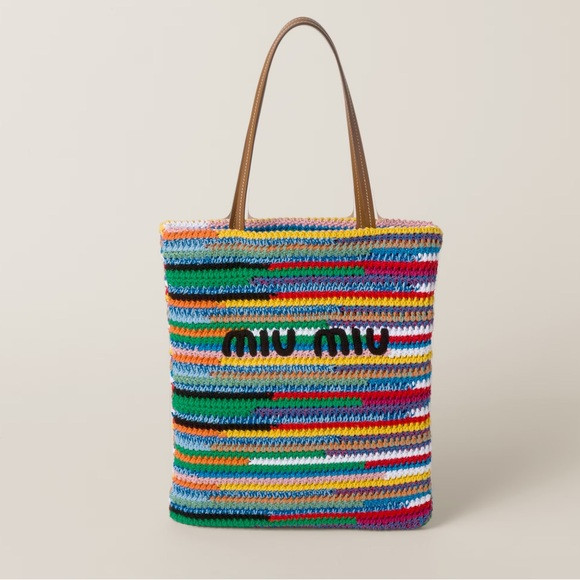 NWT Miu Miu Crochet Tote Bag | Poshmark