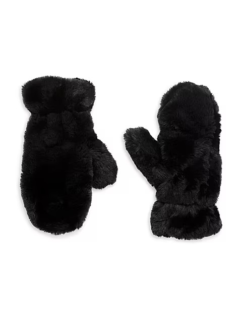 Coco Lightweight Faux Fur Flip-Top Mittens | Saks Fifth Avenue