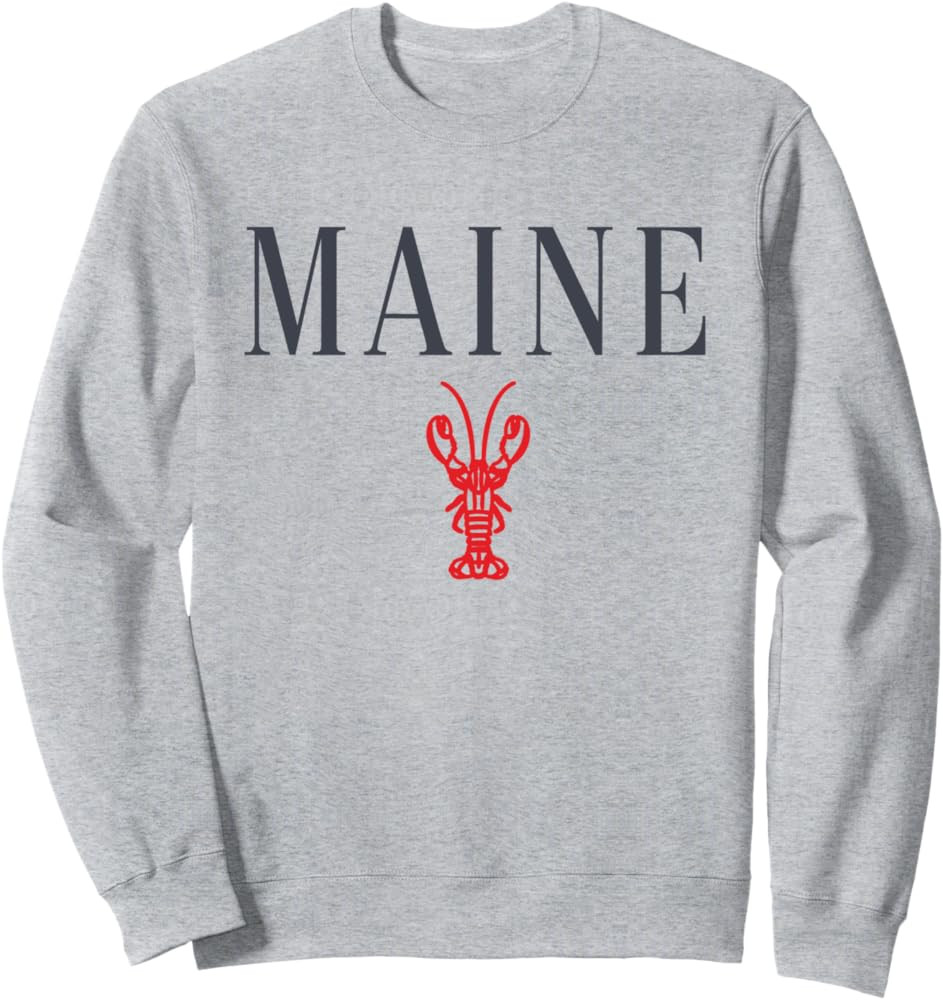 Maine Lobster Vintage Graphic Sweatshirt | Amazon (US)