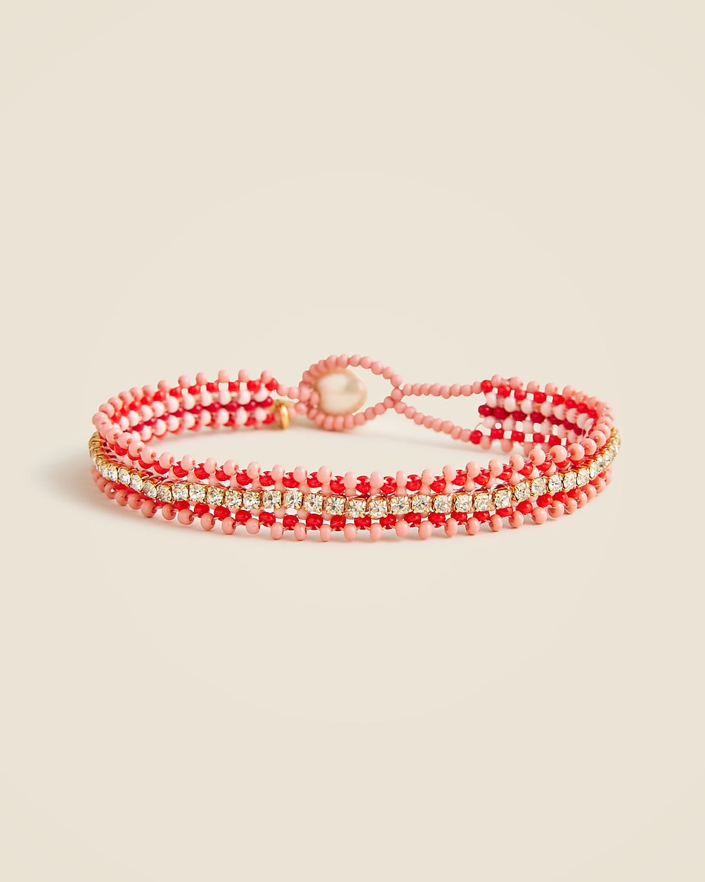 Beaded faux-pearl bracelet | J. Crew US