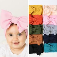 xlarge Bow Headwrap, Waffle Bow Headband, Oversized Bow, Baby Newborn Hair Big Turban, Sassy | Etsy (US)