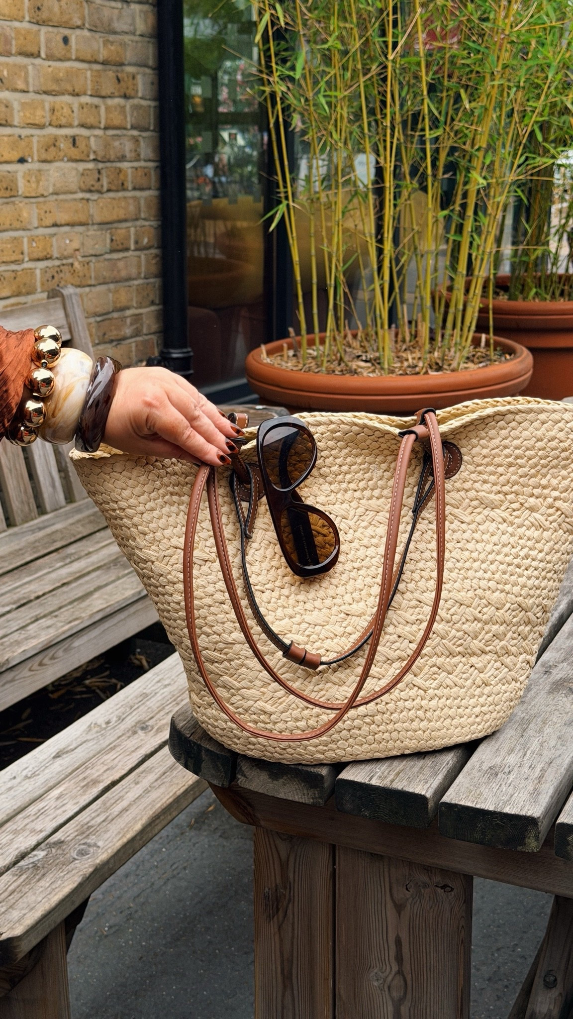 Summer accessories bring your looks to life! This is the most beautiful straw basket bag and I’ve not stopped wearing these sunnies since I got them.

#LTKuk #LTKsummer #LTKbag