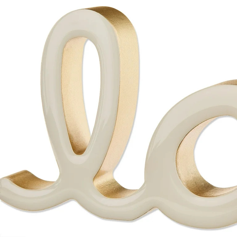 Love Tabletop Decoration, Gold, 4" x 9", Valentine's Day by Way To Celebrate | Walmart (US)