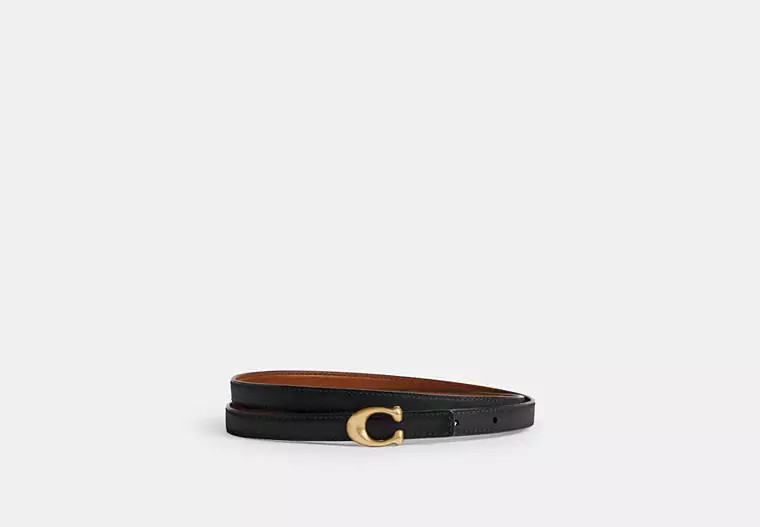 Sculpted Signature Buckle Reversible Belt, 13 Mm | Coach (US)