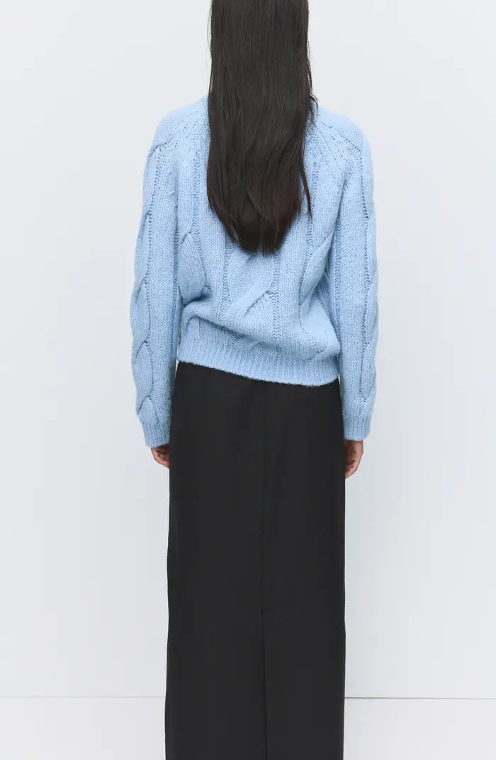 Cable Crewneck Sweater | Nordstrom