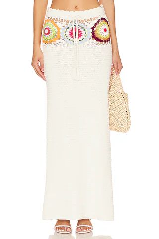 Lovers and Friends Kestrel Crochet Maxi Skirt in Tropical Multi from Revolve.com | Revolve Clothing (Global)
