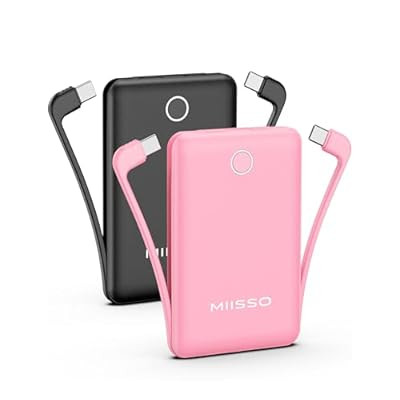 10000mAh Compatible with iPhone 15/16/17 and Android, Slim Portable Charger with B… | Amazon (US)