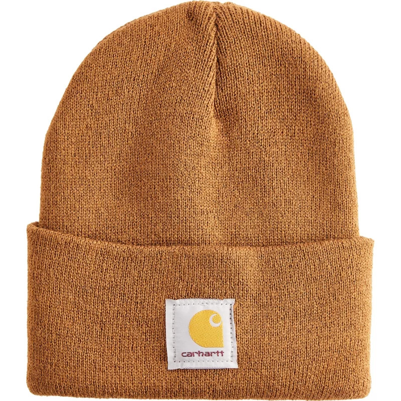 Carhartt Men's Acrylic Watch Hat Carhartt Brown - Work Headwear/Accessories at Academy Sports | Academy Sports + Outdoor Affiliate