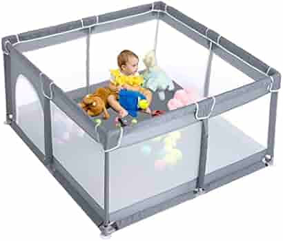 Baby Playpen for Toddlers, Baby Play Yards Prevent Climbing Safe and No Gaps Playpen for Babies, ... | Amazon (US)