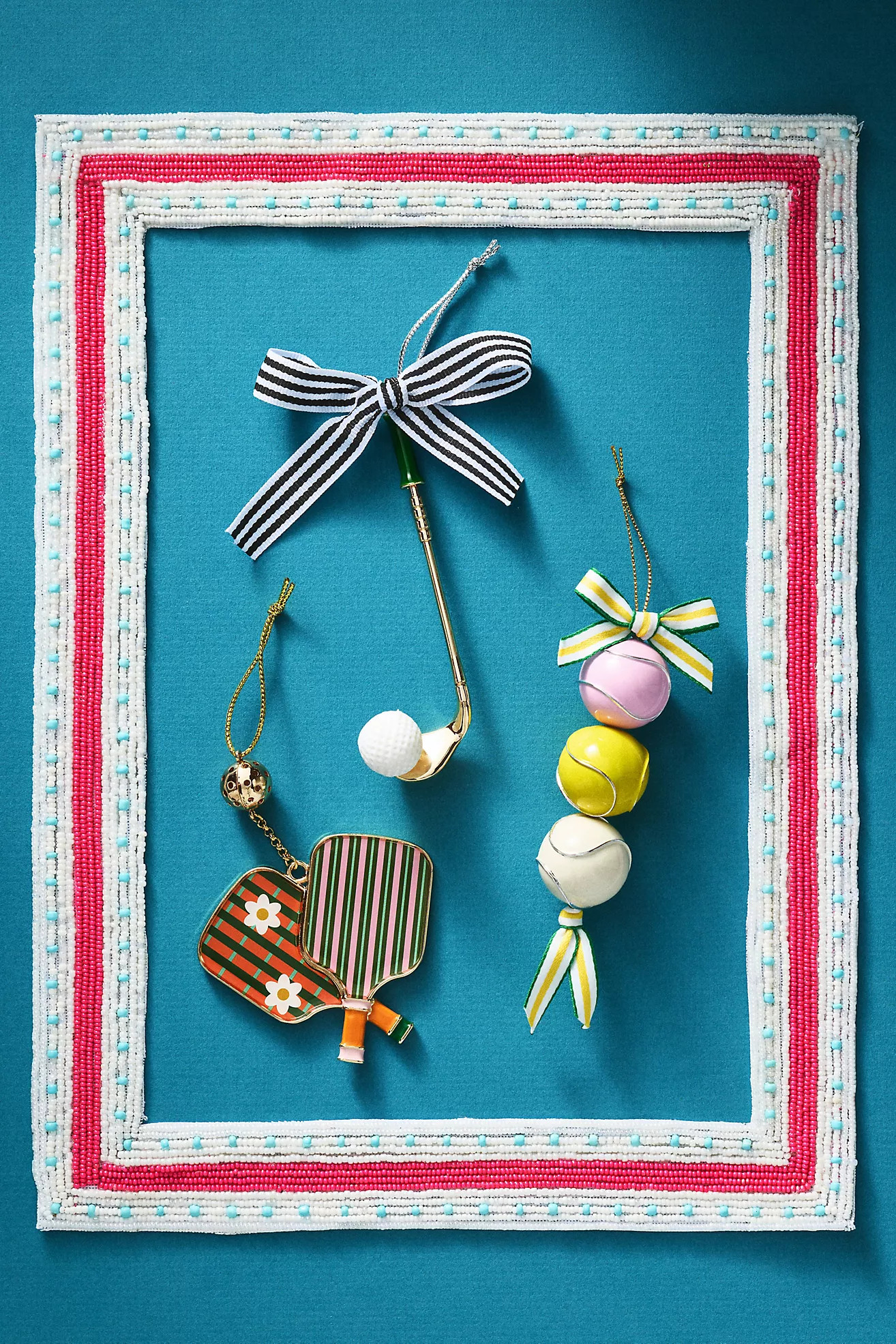 Enamel Sports Ornament | Anthropologie (US)