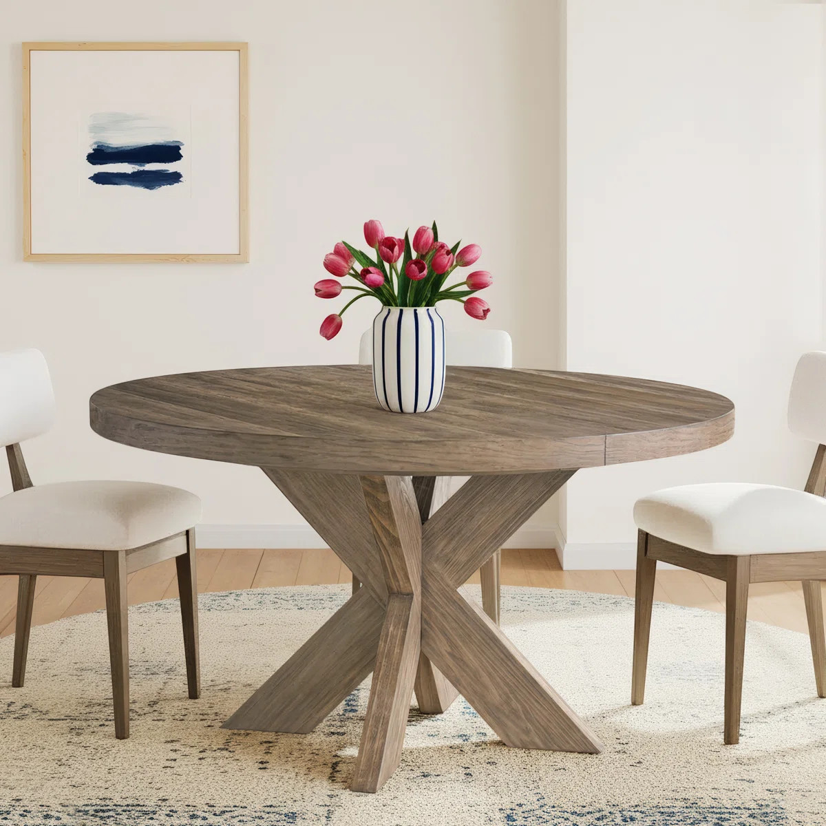 Baxley Extendable Round Dining Table | Wayfair North America