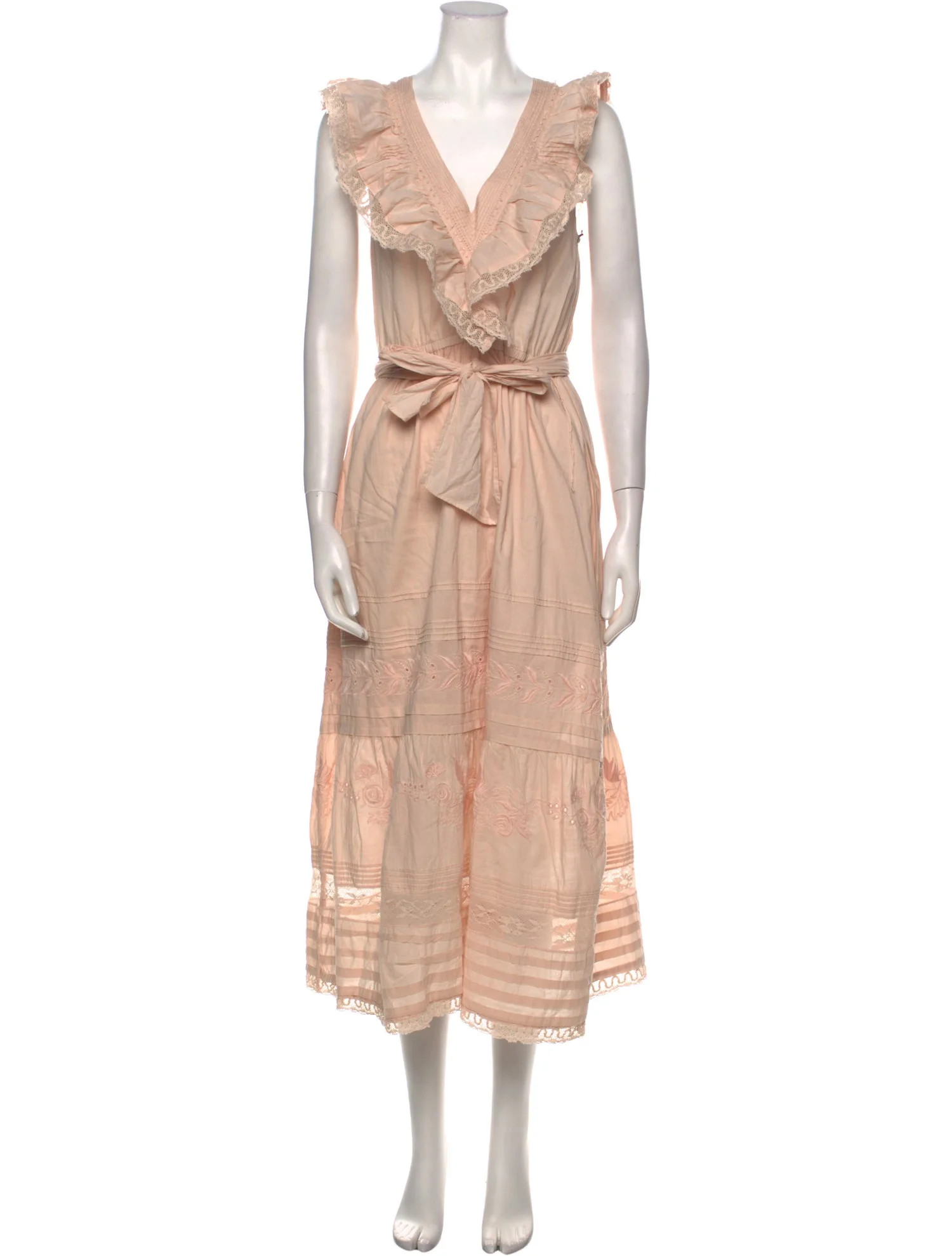 V-Neck Long Dress | The RealReal