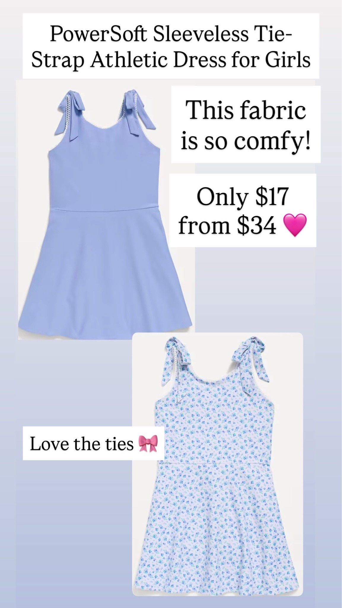 These athletic dresses are adorable for girls! Only $17!!

#LTKKids #LTKSaleAlert