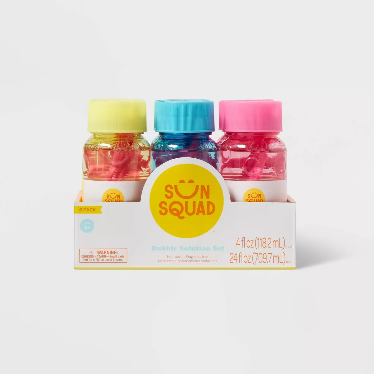 Bubble Solution 4oz 6pk - Sun Squad™ | Target
