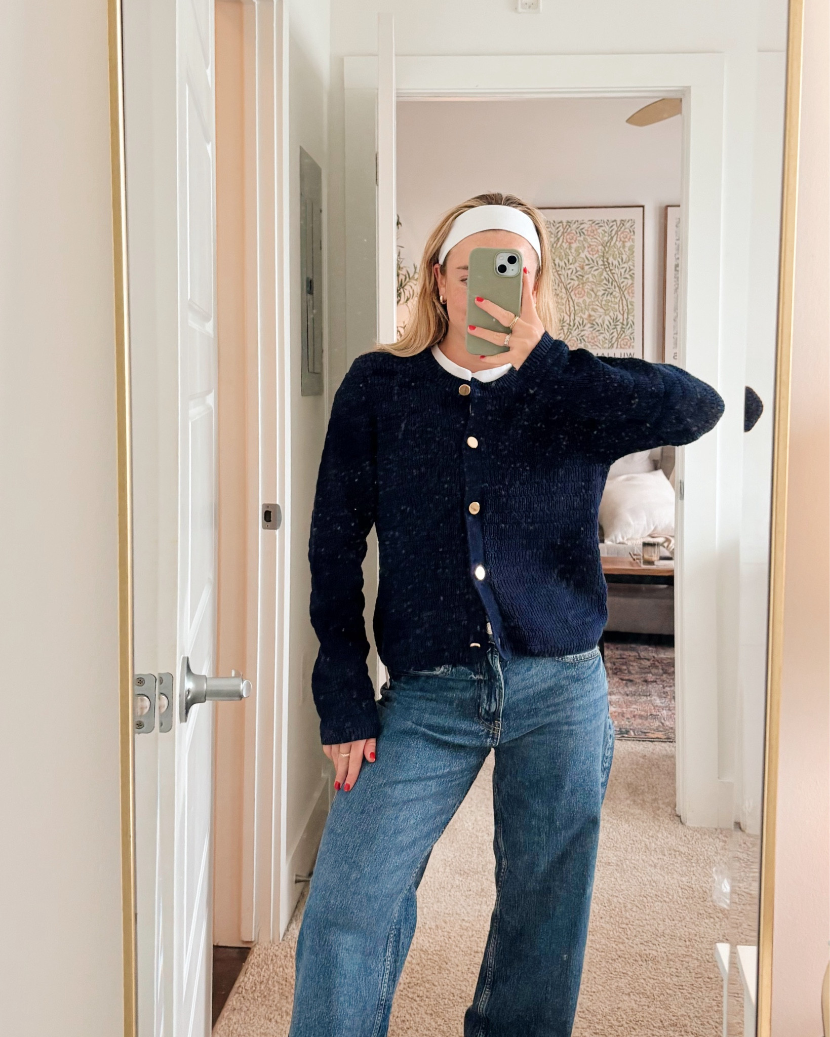 Gap Navy Sweater with gold buttons. On sale now for $34! Perfect for spring transitionn

#LTKWorkwear #LTKSaleAlert #LTKFindsUnder50