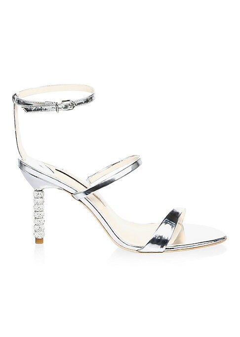 Rosalind Crystal Ankle Strap Sandals | Saks Fifth Avenue