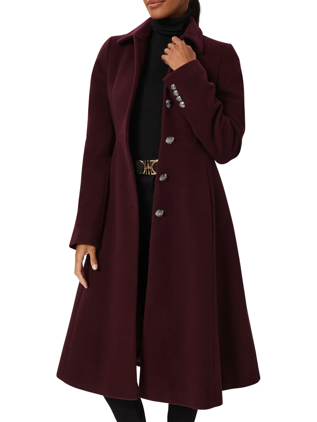 Jackets & Coats | Catilin Coat-Plain | Hobbs | Debenhams UK