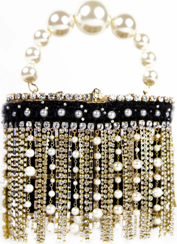 Rosantica Holli Megeve Crystal & Imitation Pearl Evening Bag | Nordstrom | Nordstrom Canada
