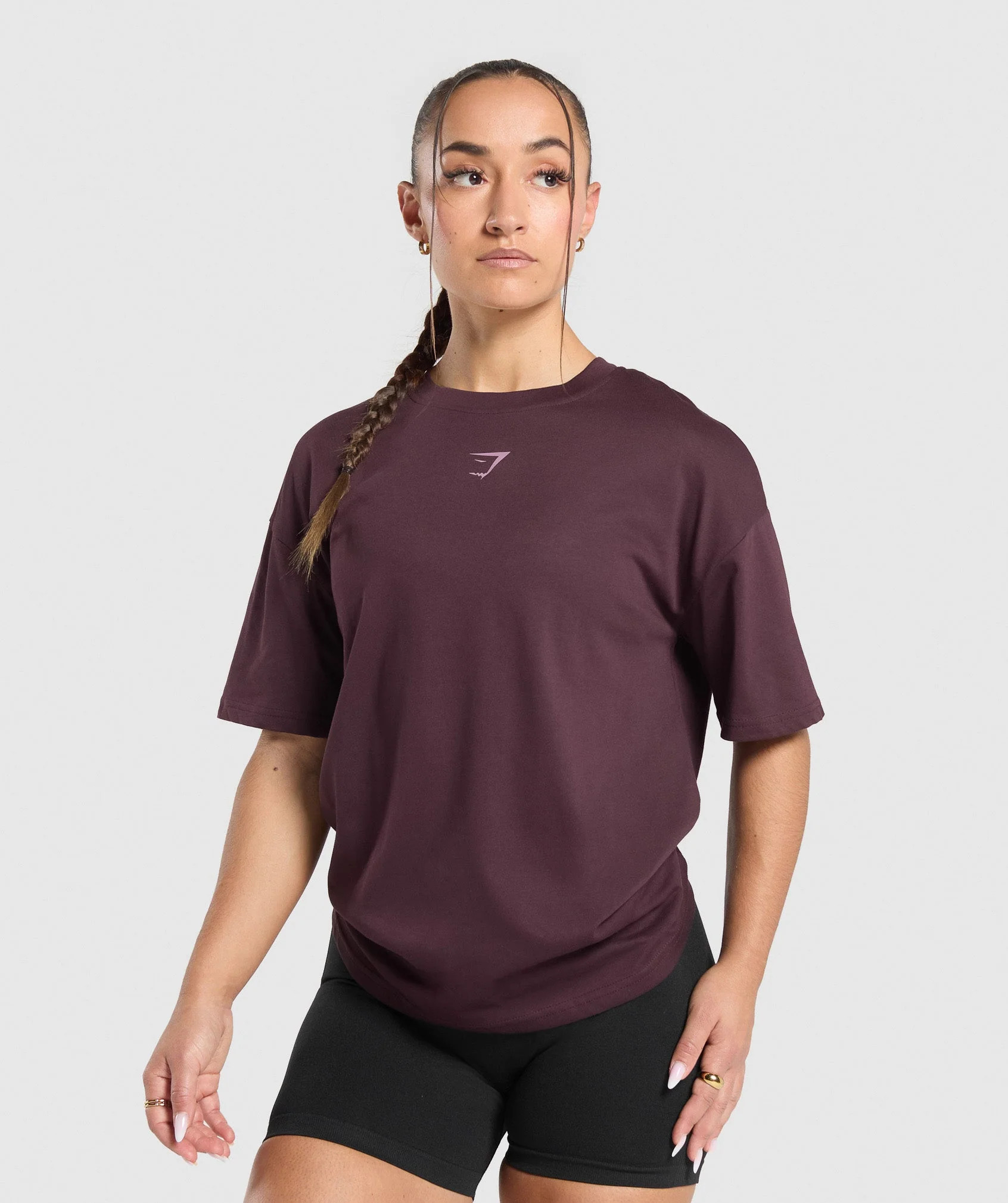 Gymshark GS Power Oversized T-Shirt - Depth Purple | Gymshark US
