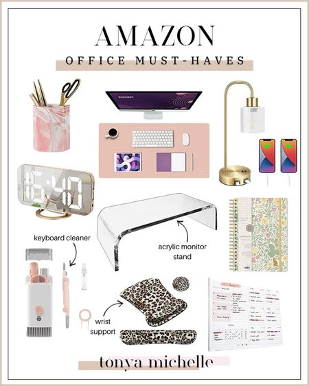 Amazon office must haves - pink office decor - white office gadgets - acrylic office - workwear - blogger office inspiration - work from home - new year organization - amazon organizers - amazon gifts for boss and coworkers 



#LTKhome #LTKworkwear #LTKFind