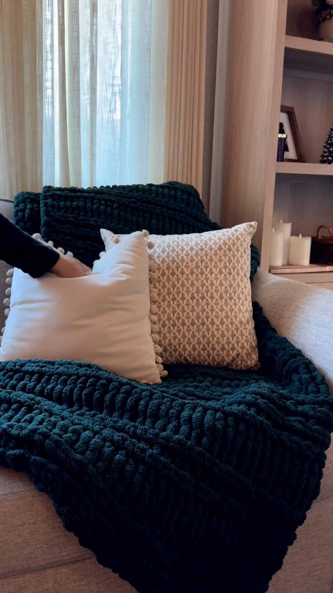 A cozy Christmas addition to my sofa! #throwblanket #blanket #cozy #cozyhome #christmas #christmasdecor #christmashome #homedecor #homeaccents 

#LTKHoliday #LTKHome #LTKGiftGuide