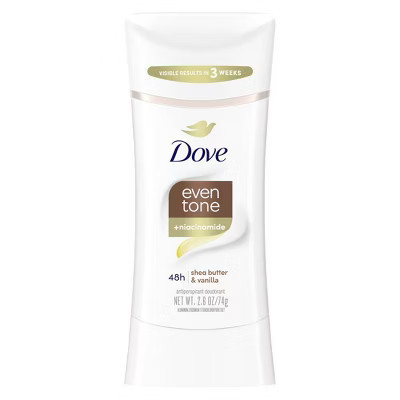 Dove Beauty Even Tone 48-Hour Antiperspirant & Deodorant Stick - Shea Butter & Vanilla - 2.6oz | Target