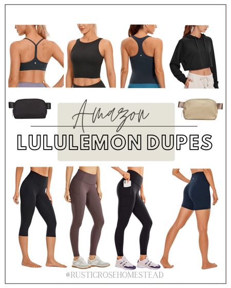 Affordable Lululemon Dupes on Amazon 🏋🏽‍♀️

#LTKunder50 #LTKfit
