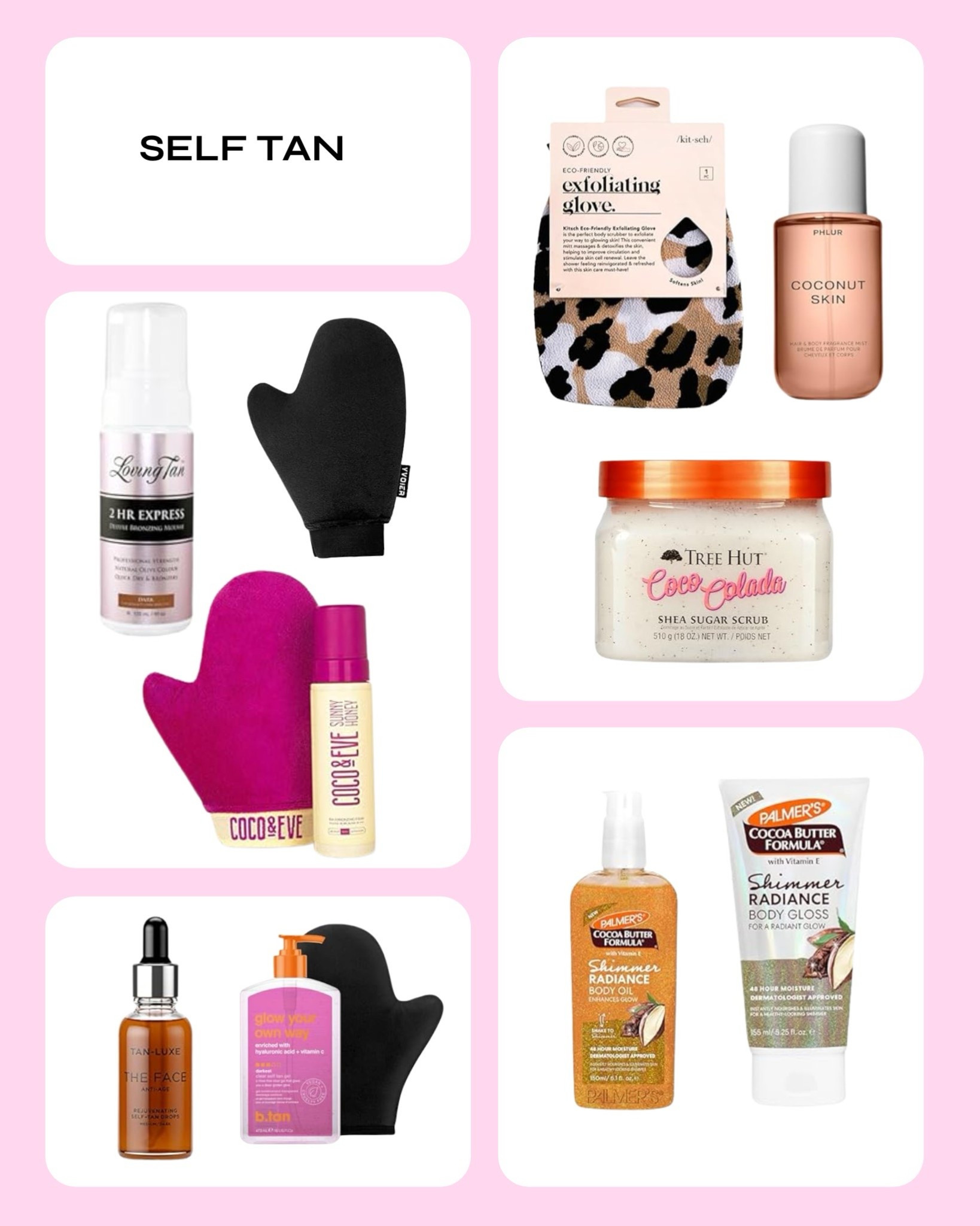 tried and true self tanning products 🫶 

#LTKBeauty #LTKSaleAlert #LTKSeasonal